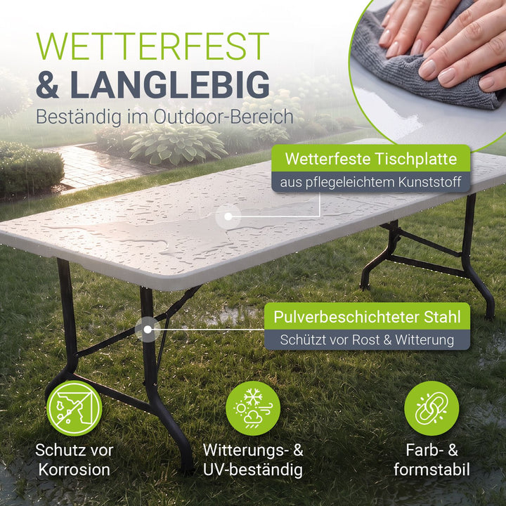 Klappbarer Gartentisch Easyfold