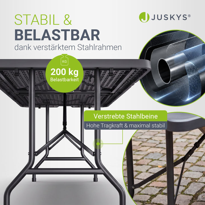 Klappbarer Gartentisch Easyfold