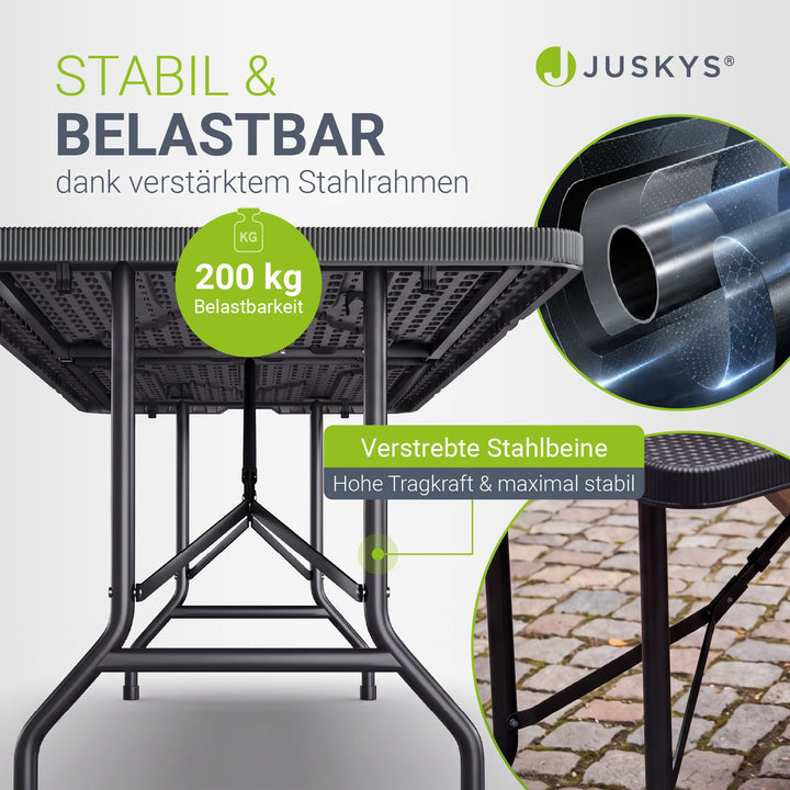 Klappbarer Gartentisch Easyfold