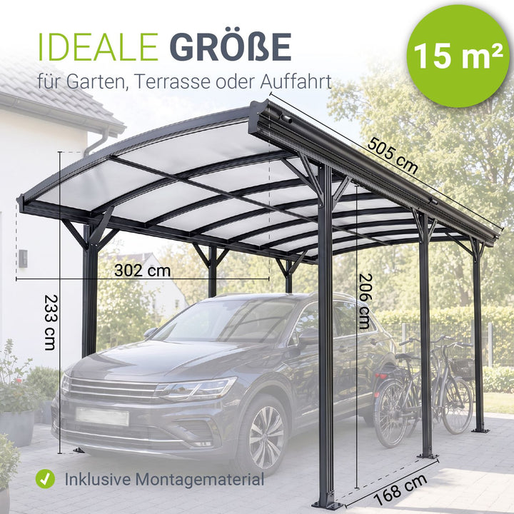 Carport 5x3 m - diverse Modelle