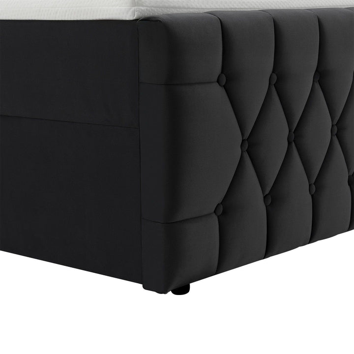 Boxspringbett Leona - Samt