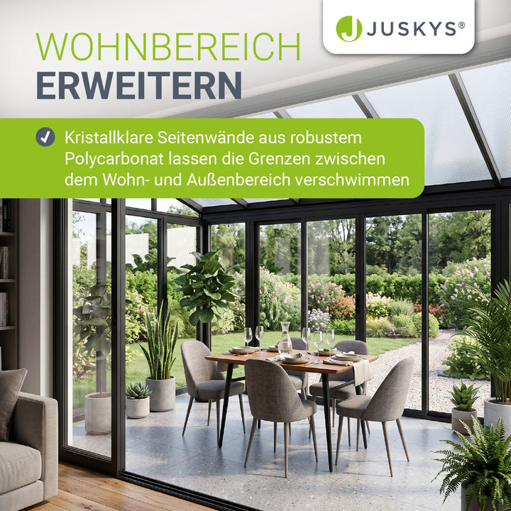 Wintergarten mit Acryl-Verglasung