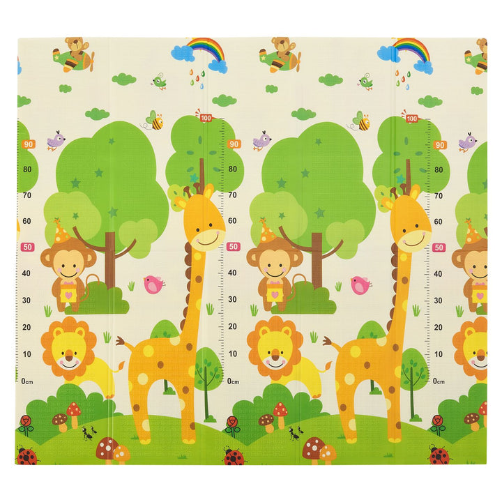 Spielmatte 180 x 200 cm mit diversen Tiermotiven