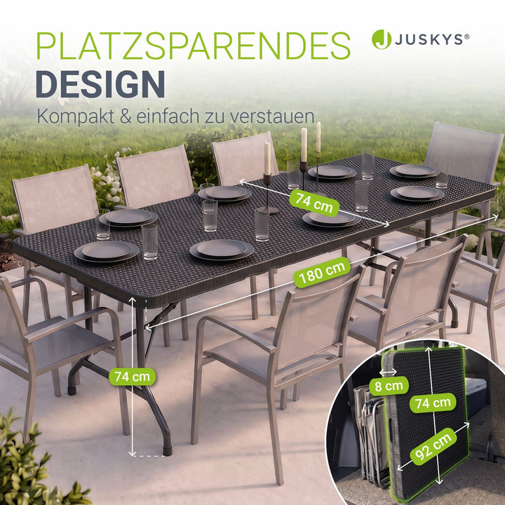 Klappbarer Gartentisch Easyfold