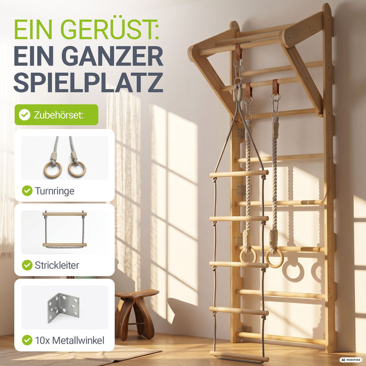 Sprossenwand für Kinder