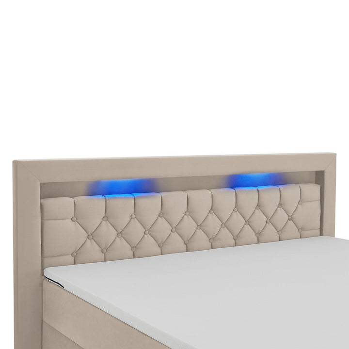 Boxspringbett Leona - Samt