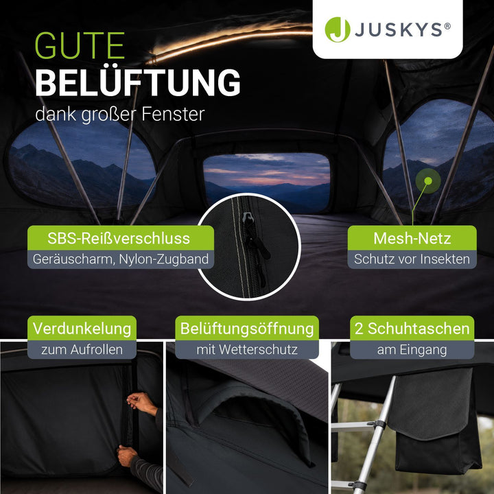 Dachzelt Lago für 2-3 Personen