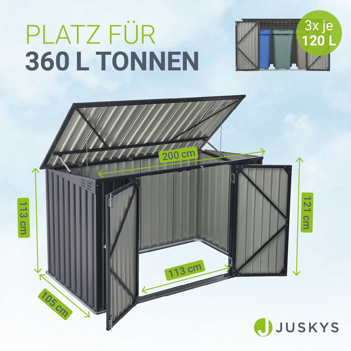 Mülltonnenbox Namur 1,9 m²
