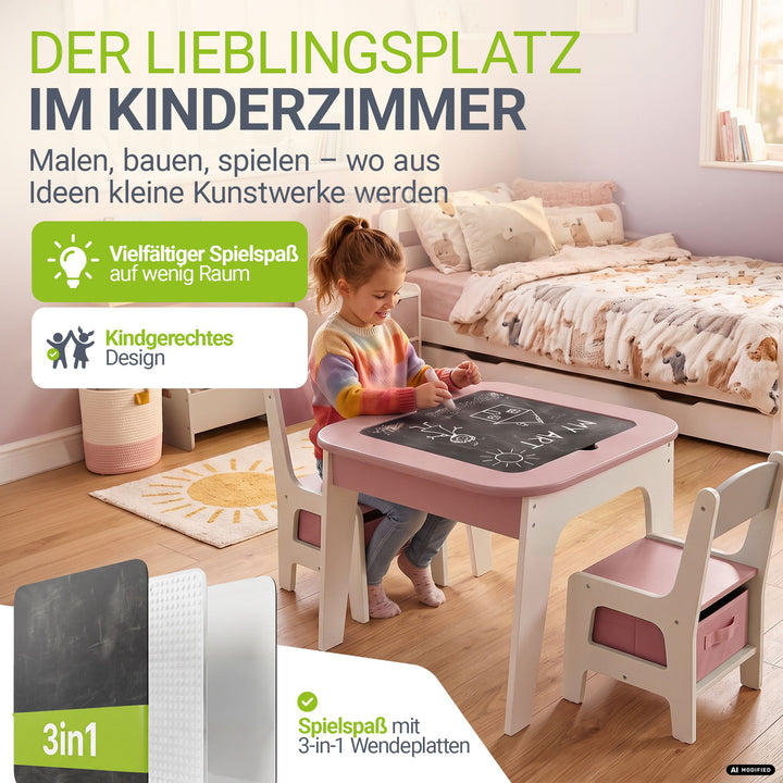 Spieltisch mit zwei Stühlen Milou