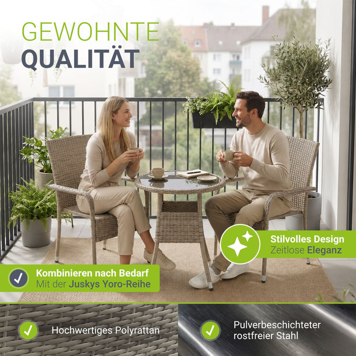 Polyrattan Gartenstühle Yoro
