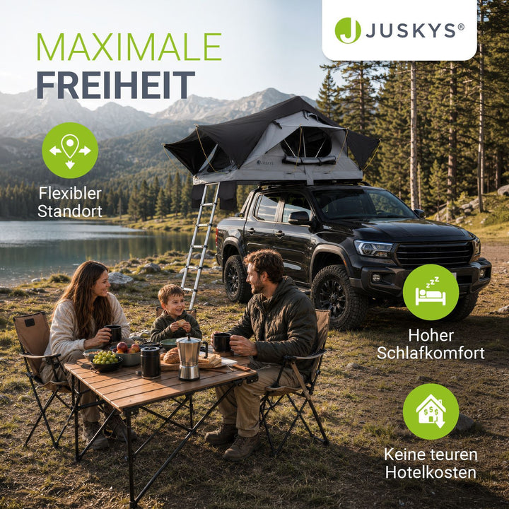 Dachzelt Lago für 2-3 Personen